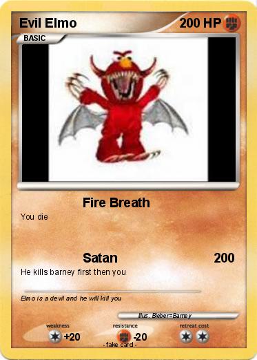 Pokemon Evil Elmo