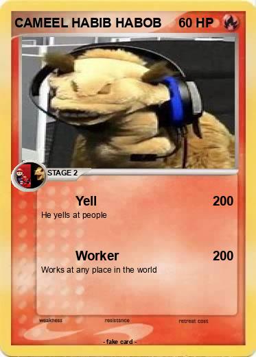 Pokemon CAMEEL HABIB HABOB
