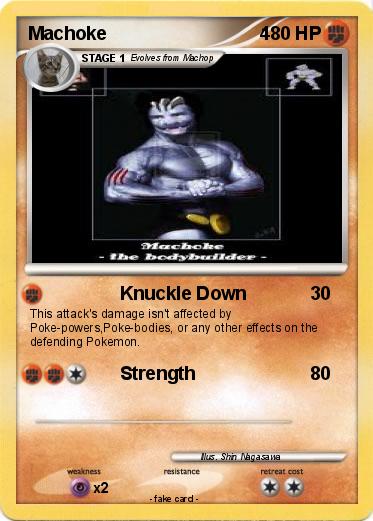 Pokemon Machoke                              4