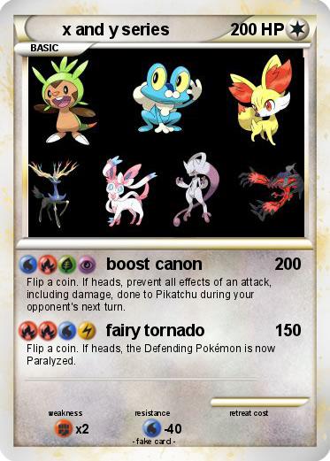 Pokemon x and y series