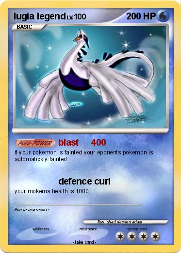 Pokemon lugia legend
