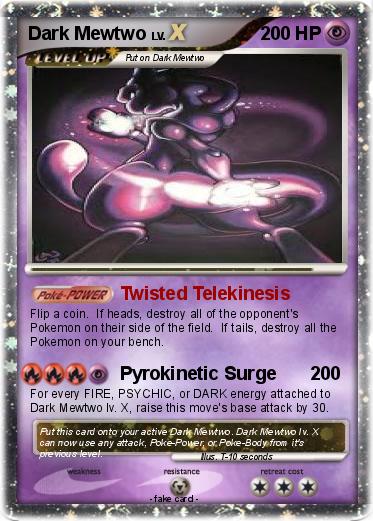 Pokemon Dark Mewtwo