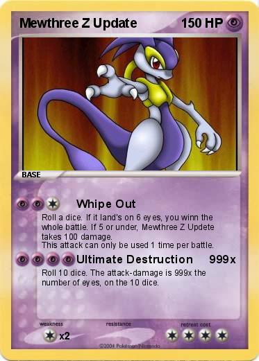 Pokemon Mewthree Z Update