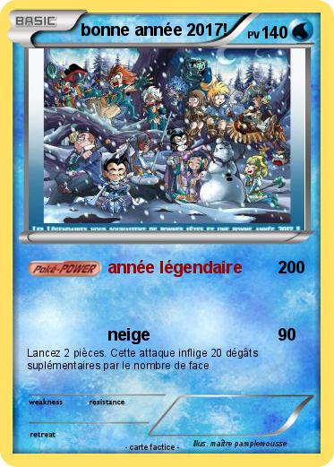 Pokemon bonne année 2017!