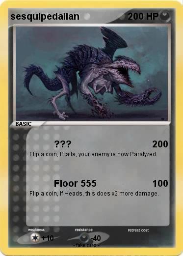 Pokemon sesquipedalian