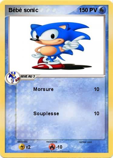 Pokemon Bébé sonic