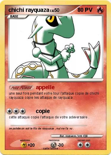 Pokemon chichi rayquaza