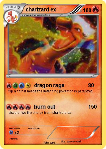 Pokemon charizard ex