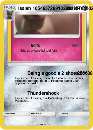 Pokemon Isaiah 105463728910239485764632781928374654738291029384756473829109837465