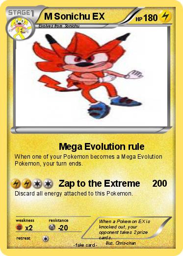 Pokemon M Sonichu EX