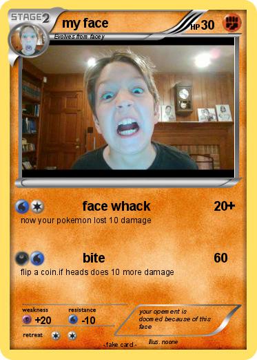 Pokemon my face