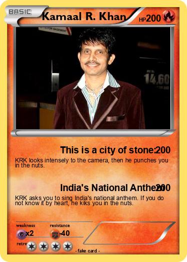 Pokemon Kamaal R. Khan