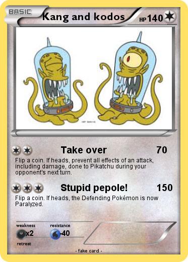Pokemon Kang and kodos