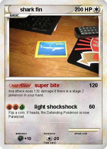 Pokemon shark fin