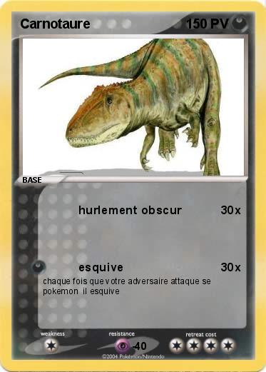 Pokemon Carnotaure