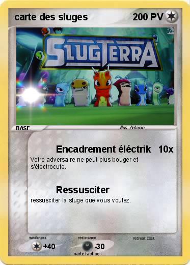 Pokemon carte des sluges