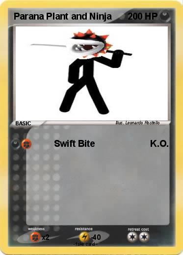 Pokemon Parana Plant and Ninja