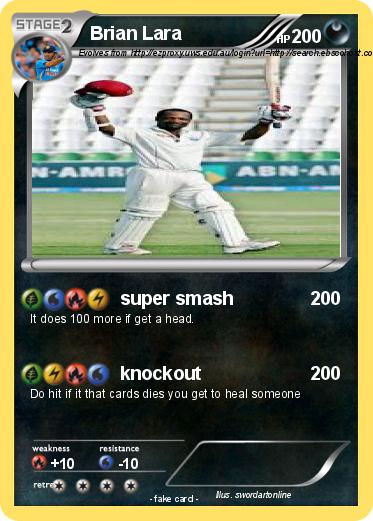 Pokemon Brian Lara