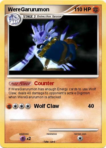 Pokemon WereGarurumon