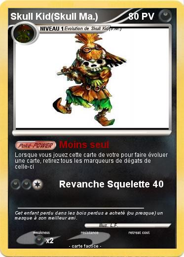 Pokemon Skull Kid(Skull Ma.)