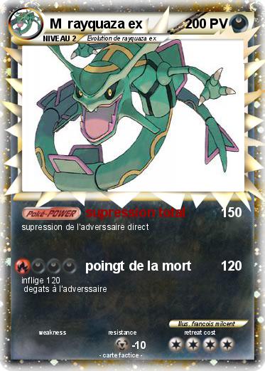 Pokemon M  rayquaza ex