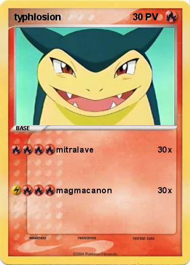 Pokemon typhlosion