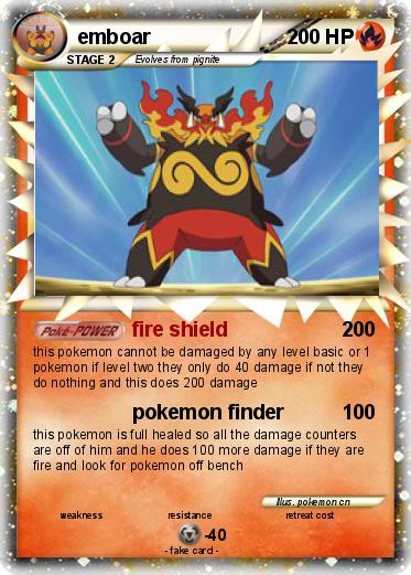 Pokemon emboar