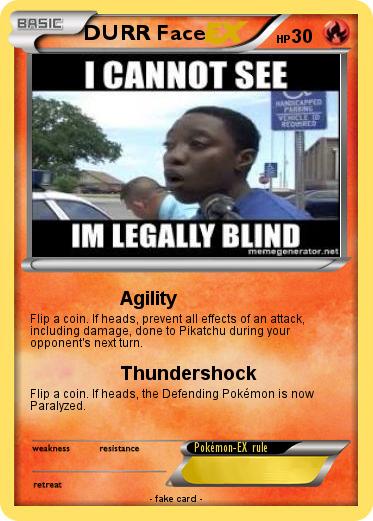 Pokemon DURR Face