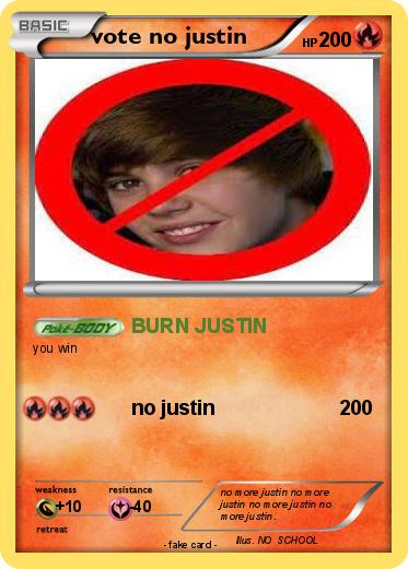 Pokemon vote no justin