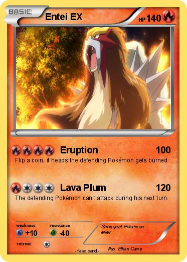 Pokemon Entei EX