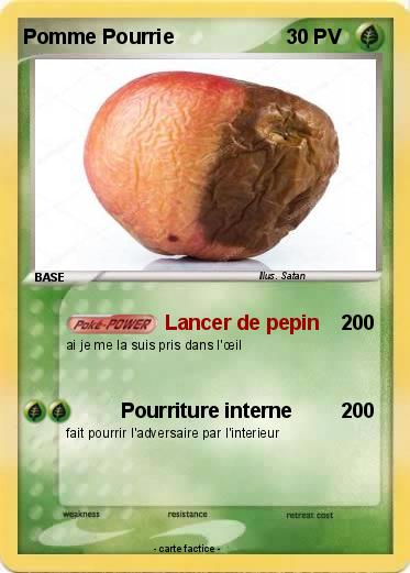 Pokemon Pomme Pourrie
