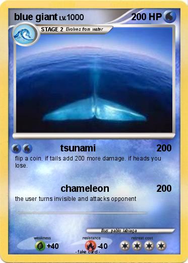 Pokemon blue giant