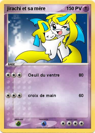 Pokemon jirachi et sa mère