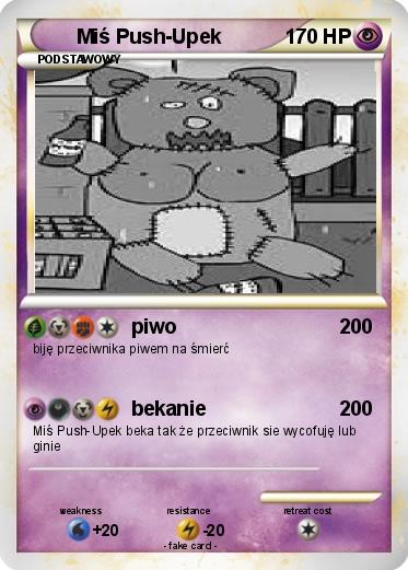 Pokemon Miś Push-Upek
