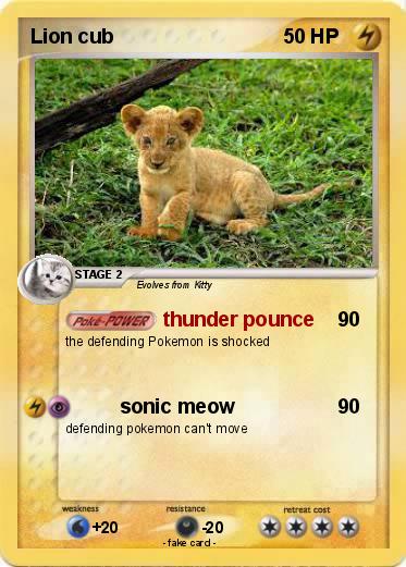 Pokemon Lion cub