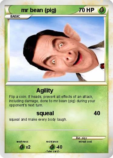 Pokemon mr bean (pig)