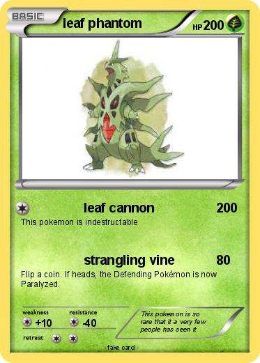 Pokemon leaf phantom