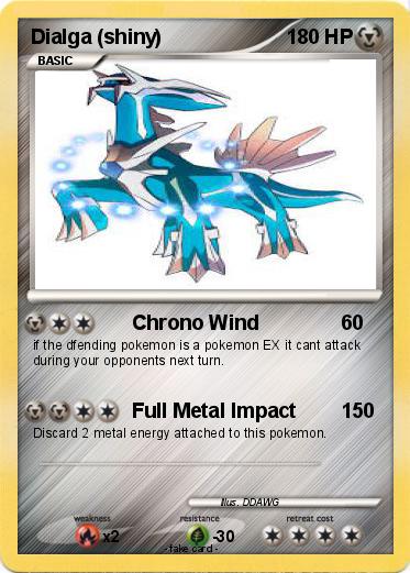 Pokemon Dialga (shiny)