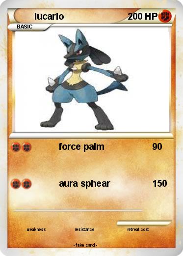 Pokemon lucario