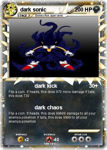 Pokemon dark sonic