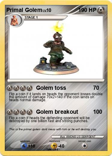 Pokemon Primal Golem