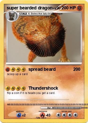 Pokemon super bearded dragon