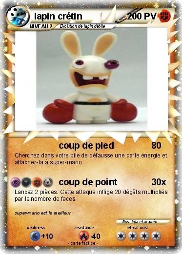 Pokemon lapin crétin