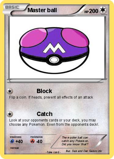 Pokemon Master ball