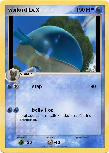 Pokemon wailord Lv.X