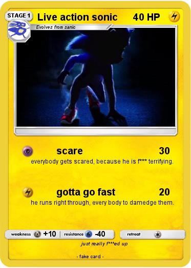 Pokemon Live action sonic