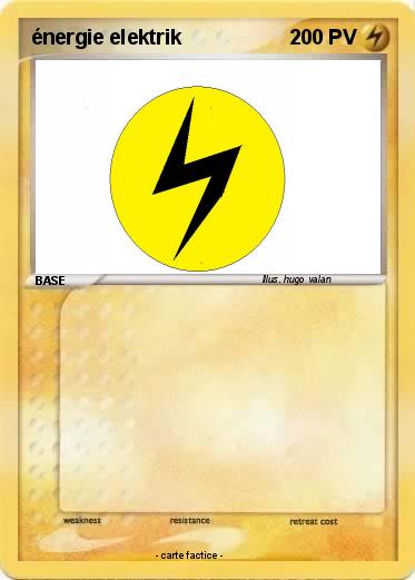 Pokemon énergie elektrik