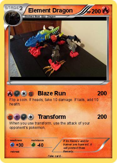 Pokemon Element Dragon