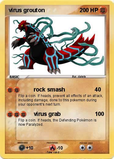 Pokemon virus grouton