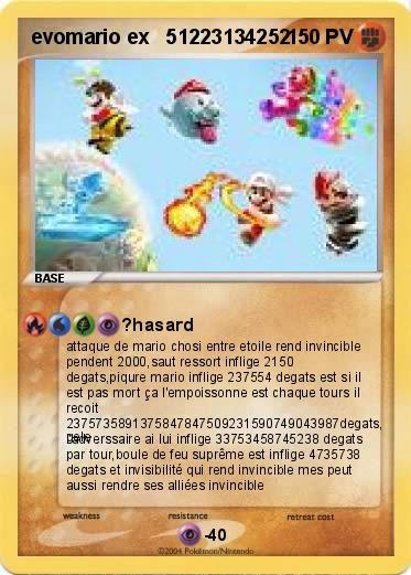 Pokemon evomario ex   51223134252